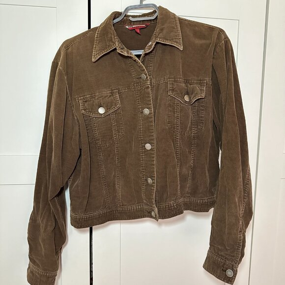 Y2K Corduroy Vintage Jacket - Picture 4 of 5